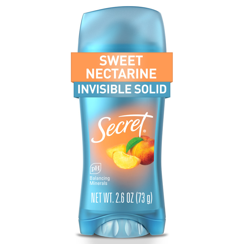 Secret sweet nectarine clear gel packaging