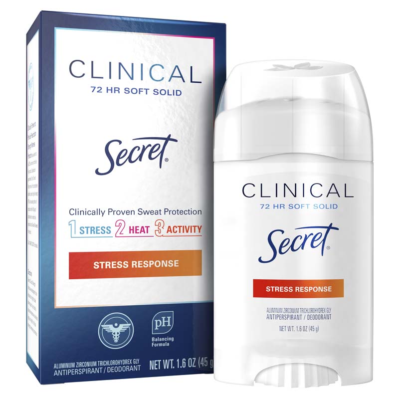Clinical Strength Soft Solid Deodorant Stress Response 1.6 oz