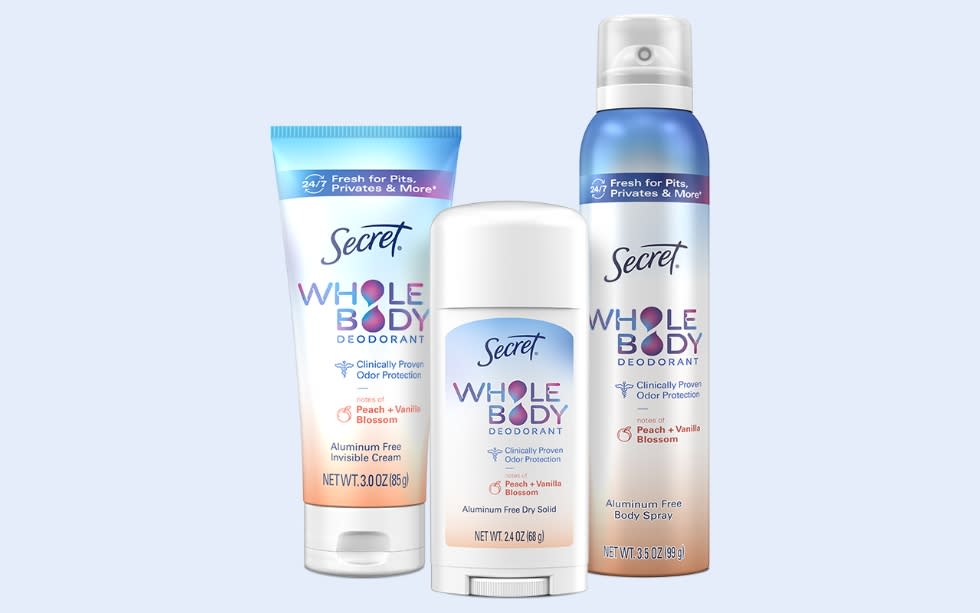 Whole body deodorant