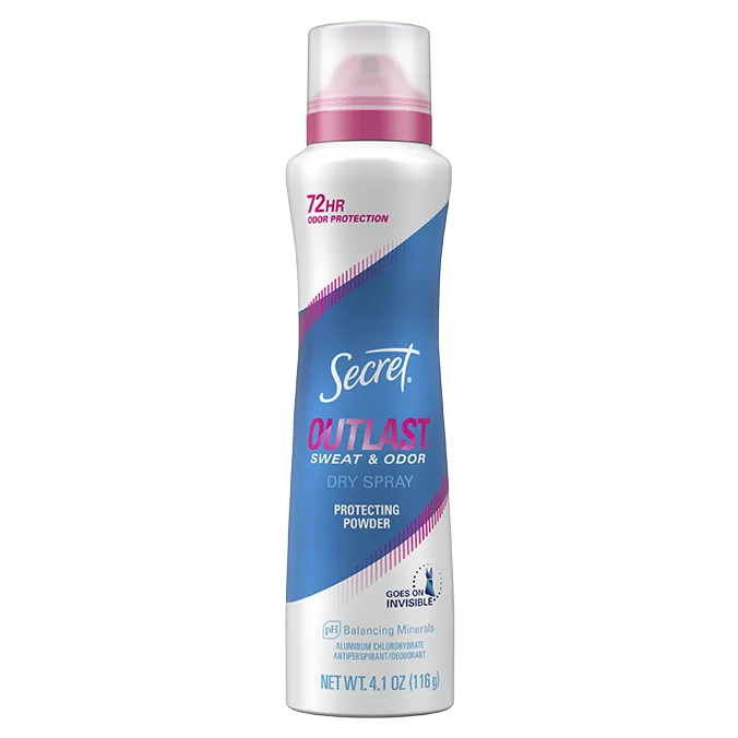 Dry Spray Antiperspirant & Deodorant for Women Protecting Powder