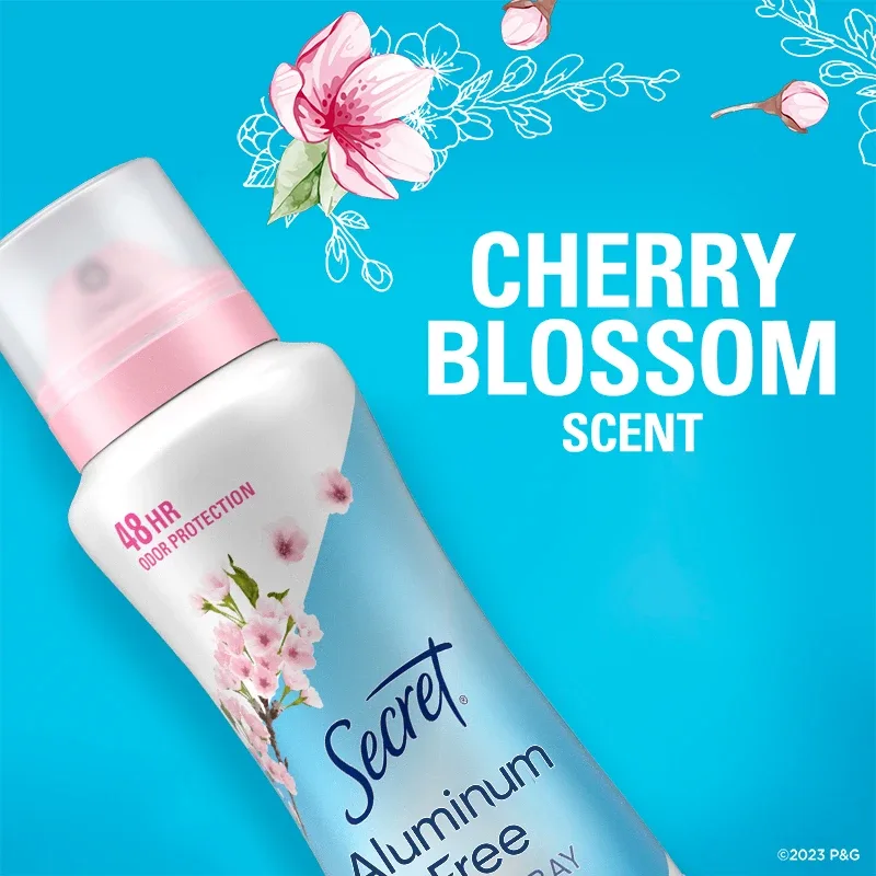 Aluminum Free Dry Spray - Cherry Blossom Scent