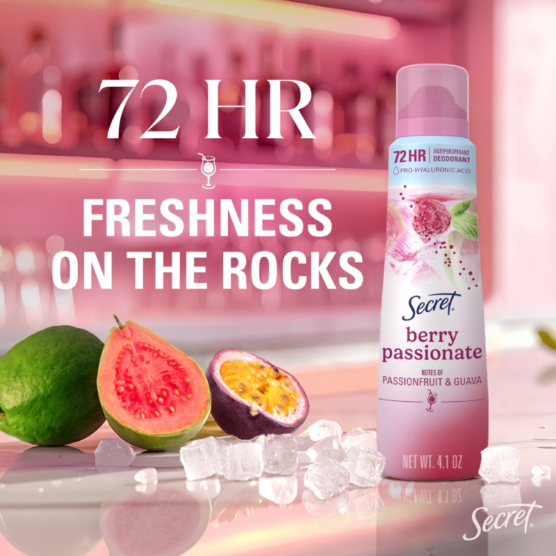 Secret Dry Spray Antiperspirant Deodorant - Berry Passionate