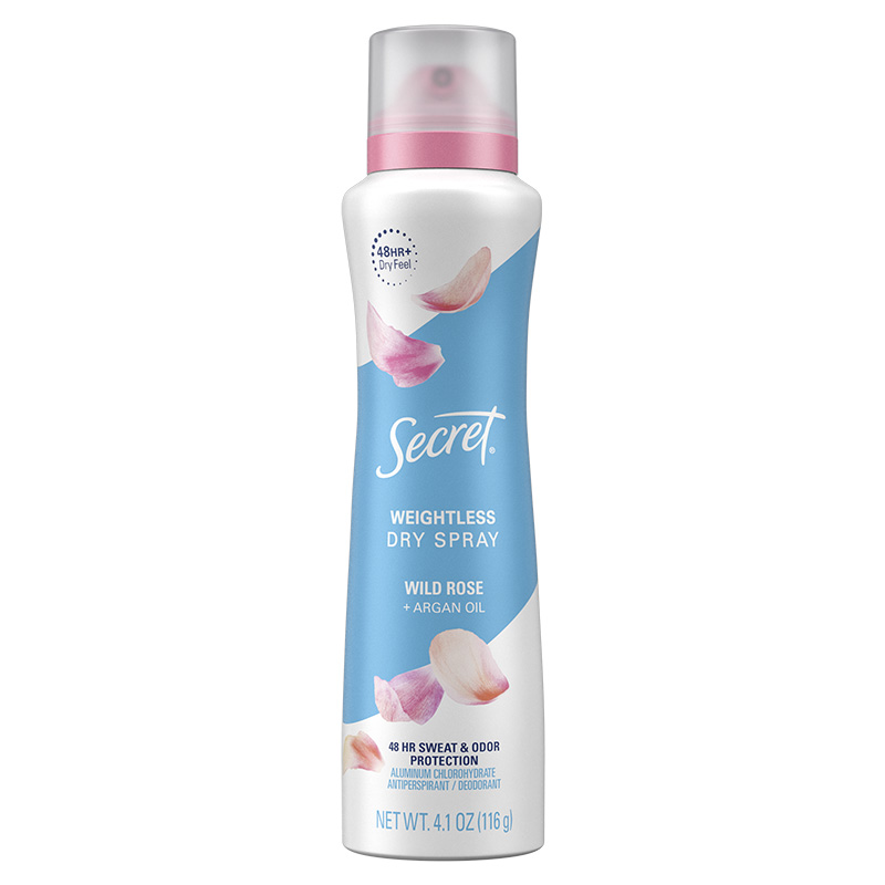 Secret Weightless Dry Spray White Rose + Argan Oil