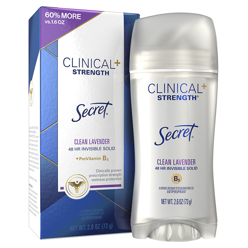 Clinical Strength Invisible Solid - Clean Lavender 2.6 oz 