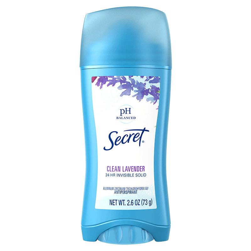 Secret Deodorant Stick rosewater scent 48h anti-perspirant, 40 mL – Peppery  Spot