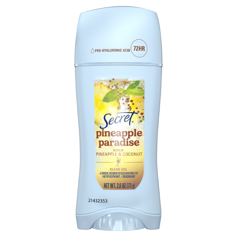 Secret Fresh Clear Gel Antiperspirant and Deodorant - Pineapple