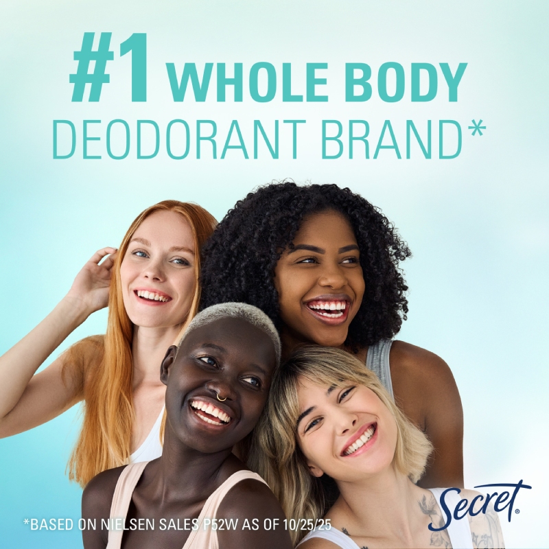 Secret Whole Body Cooling Deodorant Mist - Invigorating Mint