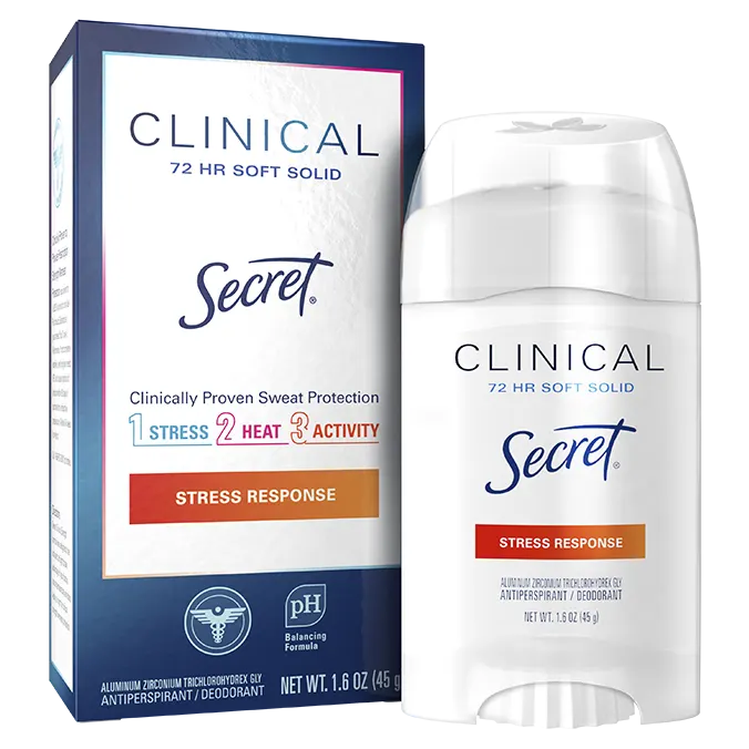 Clinical Strength Soft Solid Deodorant Stress Response 1.6 oz