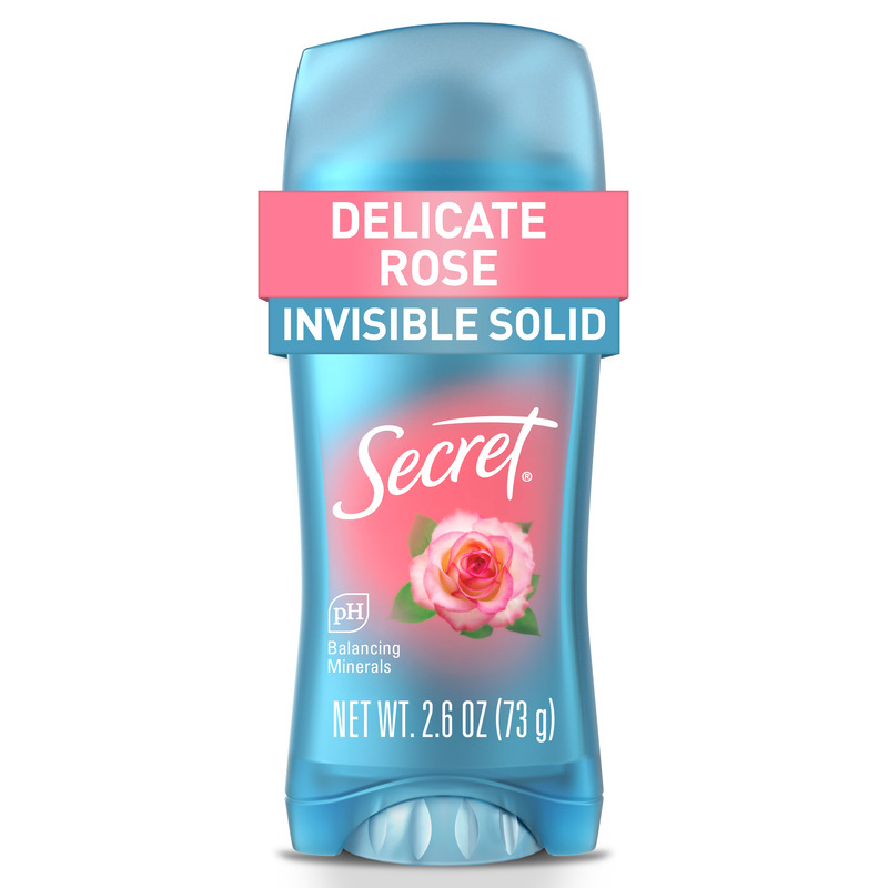 Secret delicate rose clear gel packaging