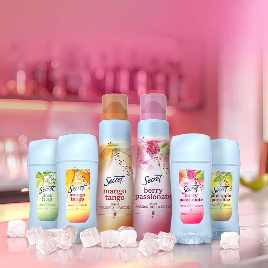 Secret Fresh Invisible Solid Antiperspirant & Deodorant - Berry