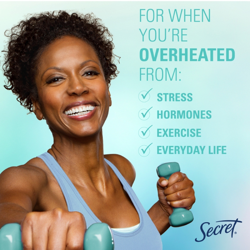 Secret Whole Body Cooling Deodorant Mist - Invigorating Mint