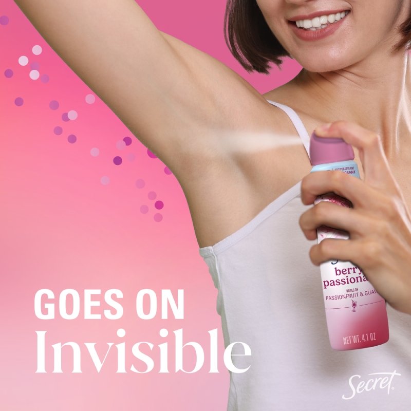 Secret Dry Spray Antiperspirant Deodorant - Berry Passionate