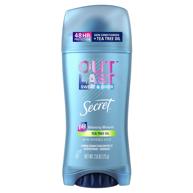 cykel Der er en tendens pille Outlast Invisible Solid Deodorant Tea Tree Oil | Secret