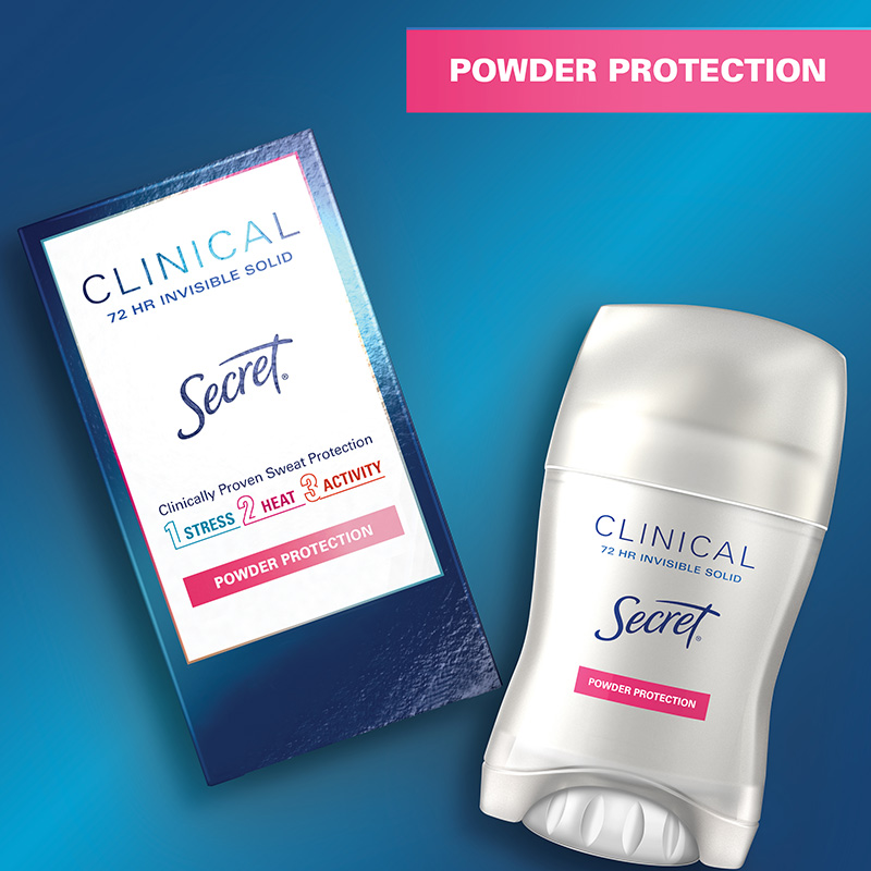 Clinical Strength Invisible Solid Deodorant- Powder Protection