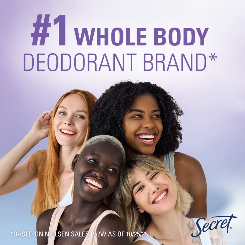 Secret Whole Body Cooling Deodorant Mist - Relaxing Lavender