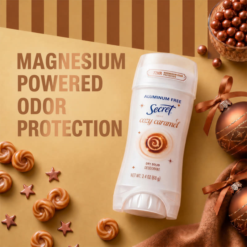 Cozy Caramel aluminum-free deodorant with magnesium for odor protection against sweat for 72 hours