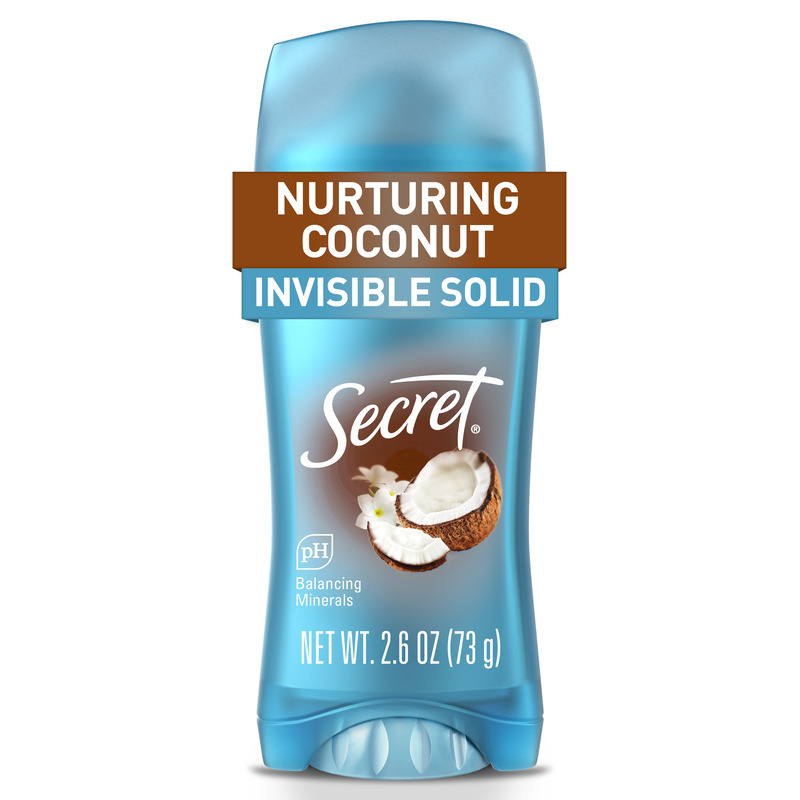 Secret nurturing coconut clear gel packaging