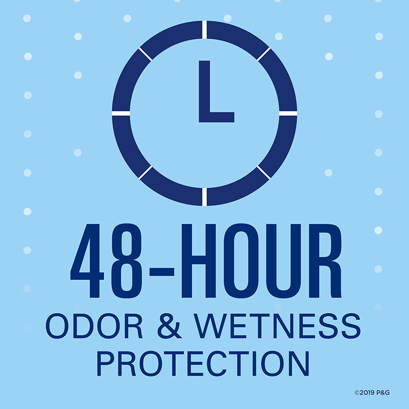 48-hour Odor & Wetness Protection
