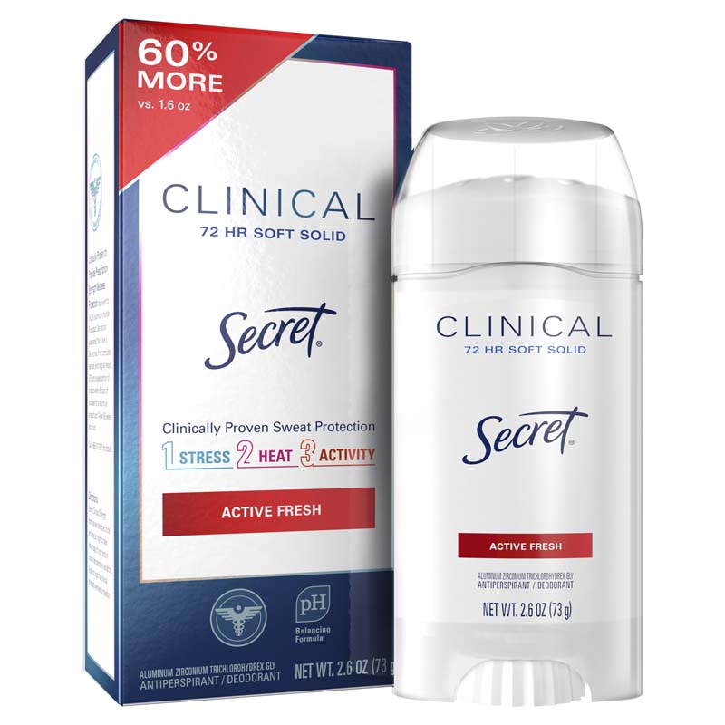 Secret Outlast Clear Gel Antiperspirant Deodorant for Women, Sport Fresh,  2.6 oz 