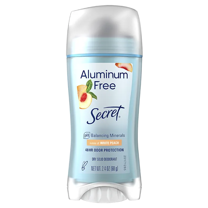 Secret Aluminum Free Deodorant - White Peach
