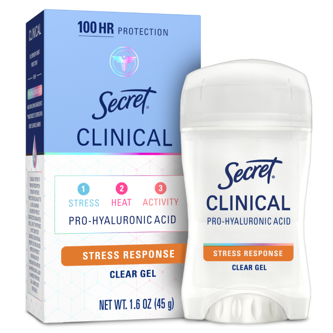 Clinical Strength Clear Gel Deodorant Stress Response