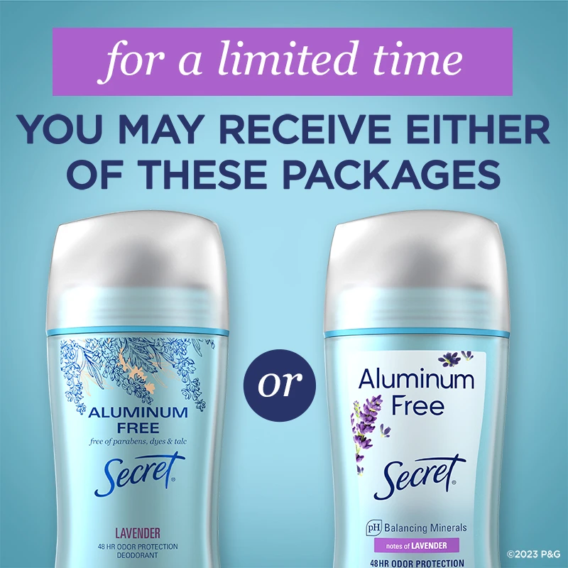 Aluminum Free Deodorant - Lavender for a limited time