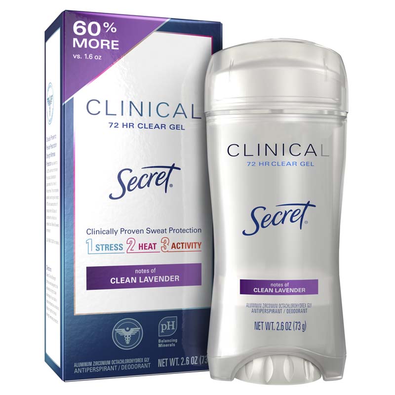 .com : Secret Deodorant Outlast Clear Gel Sport Fresh 2.6