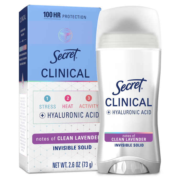 Clinical Strength Invisible Solid Deodorant Clean Lavender