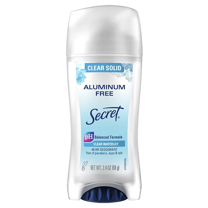 Clear Solid Waterlily Deodorant