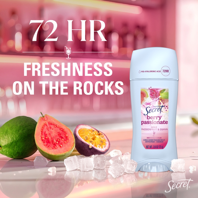Secret Fresh Invisible Solid Antiperspirant & Deodorant - Berry