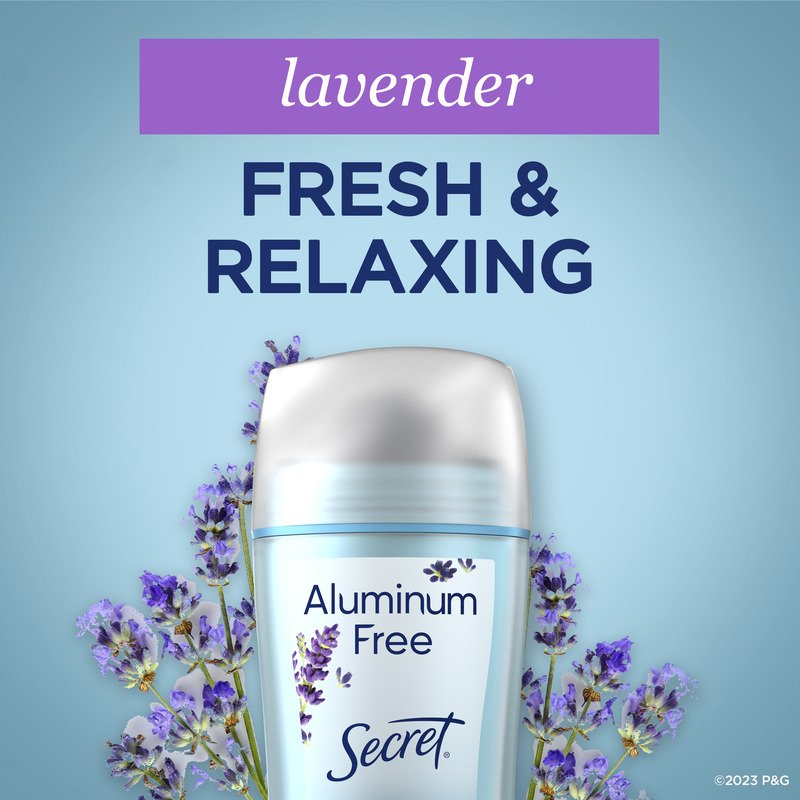 Secret Aluminum Free Deodorant - Lavender Fresh & Relaxing