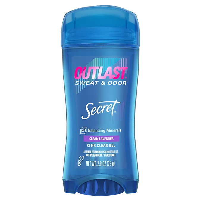 Outlast Clear Gel Deodorant Clean Lavender