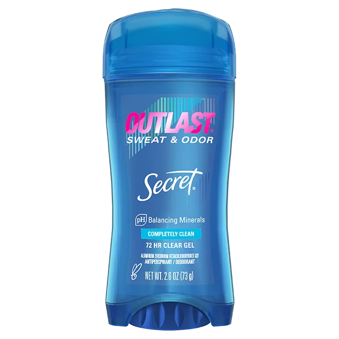 Outlast Clear Gel Deodorant Completely Clean