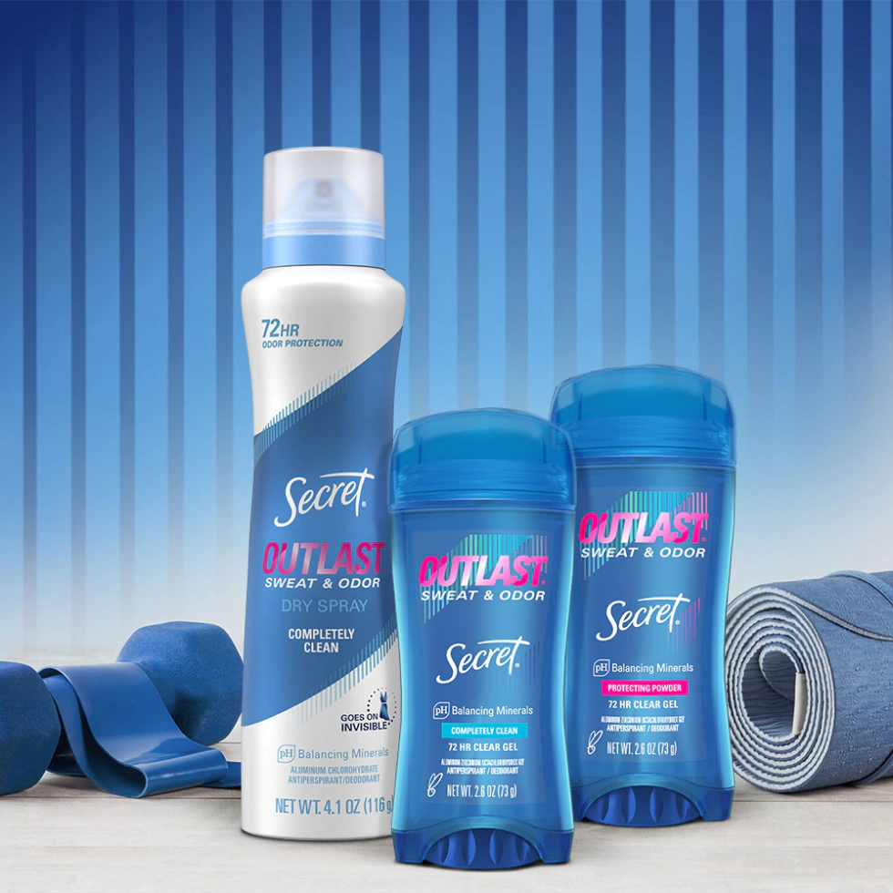 Outlast Clear Gel Deodorant Protecting Powder