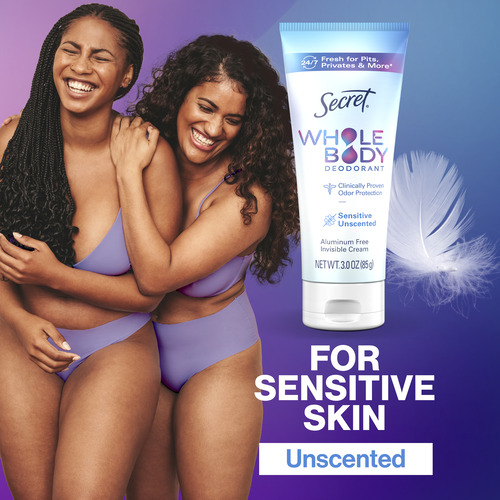 For sensitive skin unscented