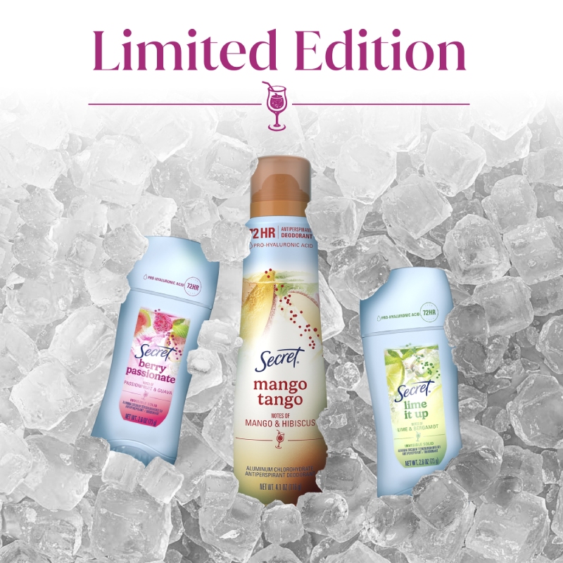 Secret Dry Spray Antiperspirant Deodorant - Berry Passionate