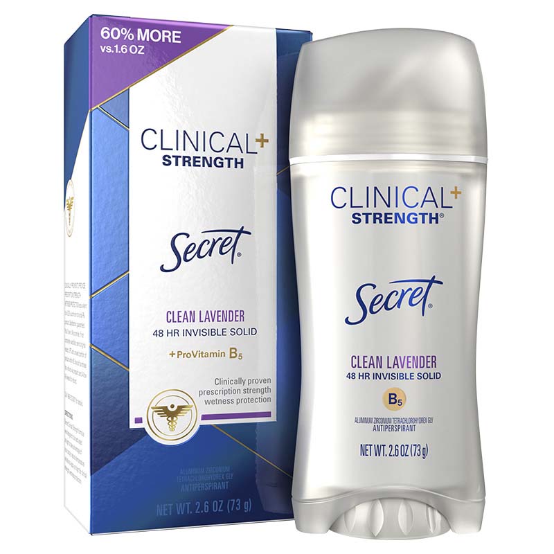 Clinical Strength Invisible Solid Antiperspirant Deodorant | Secret