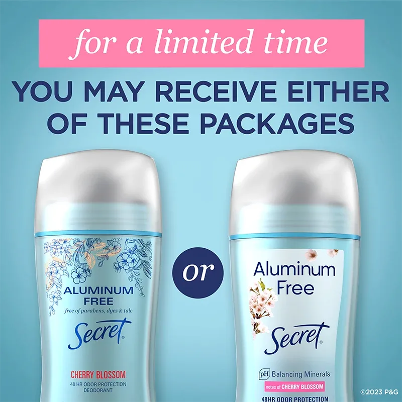 Aluminum Free Deodorant - Cherry Blossom for a limited time