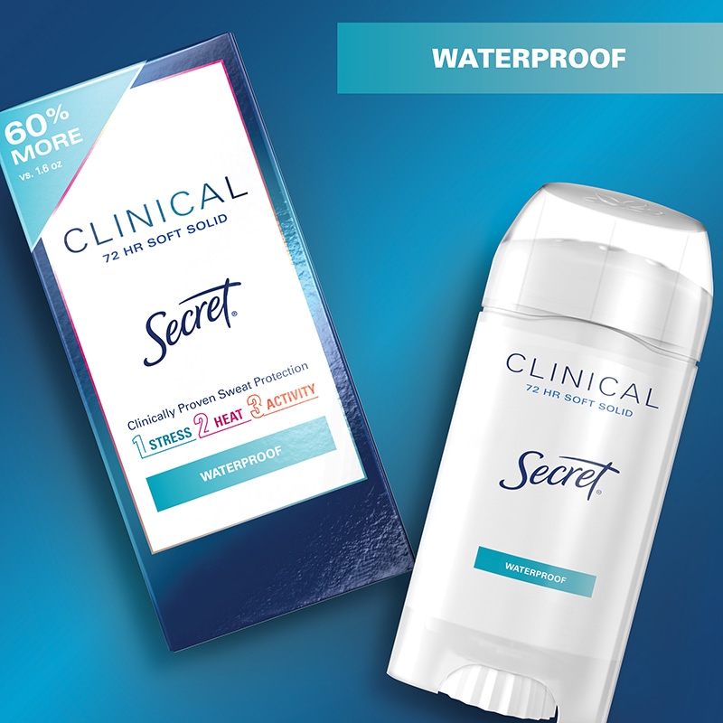 Clinical Strength Soft Solid Antiperspirant Deodorant Waterproof