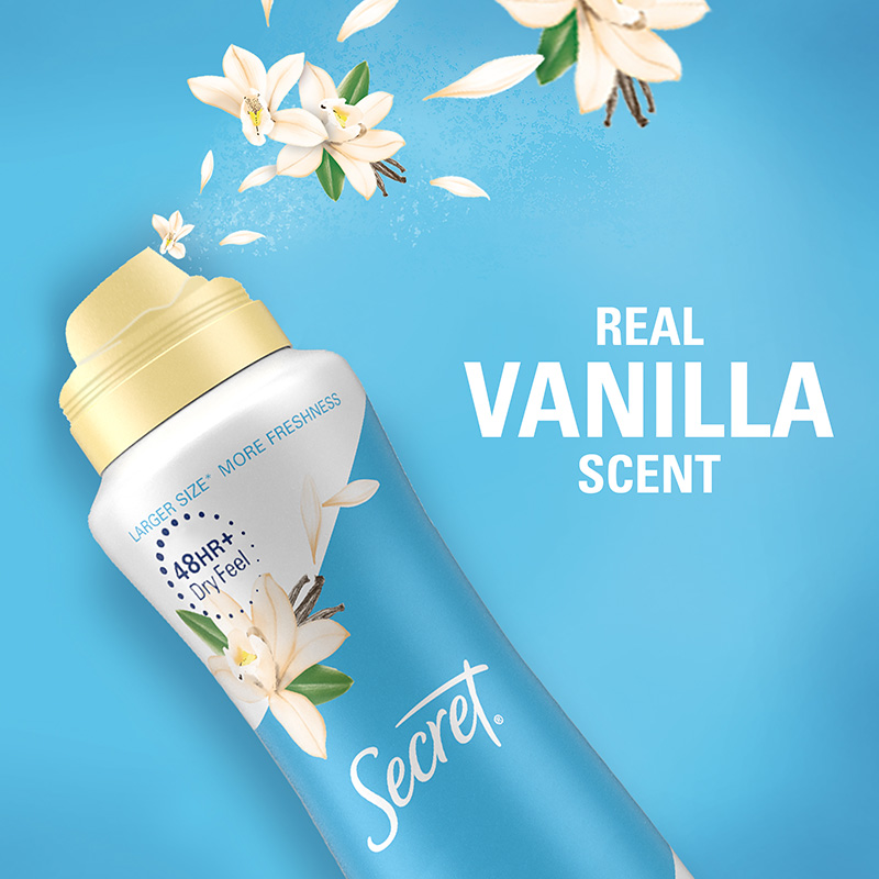 Secret Antiperspirant Dry Spray Vanilla  +Argan Oil Scent