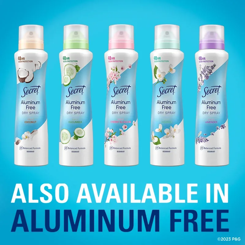 A group of Original Dry Spray's on a blue background