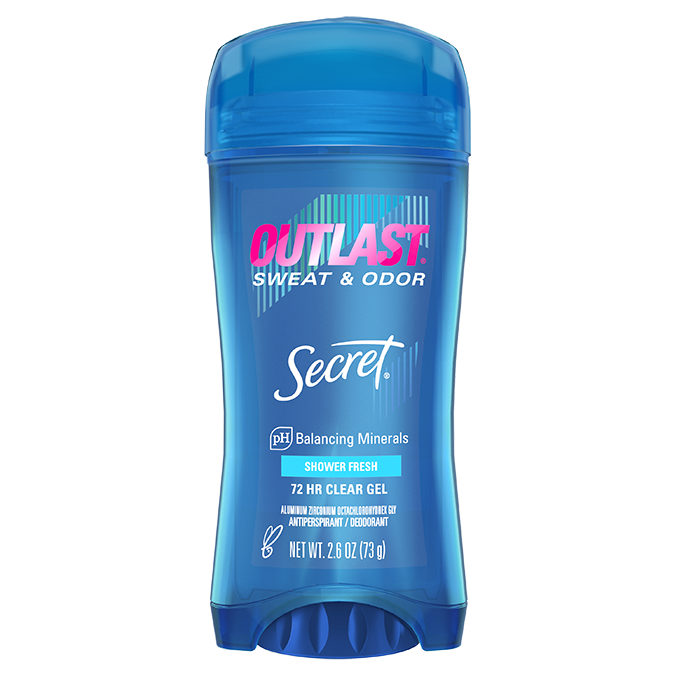 Outlast Clear Gel Deodorant Shower Fresh