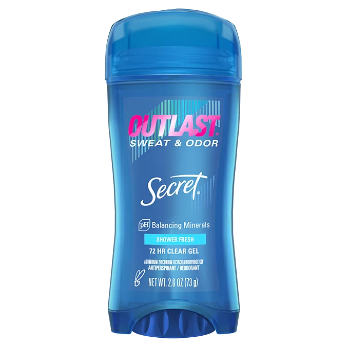 Outlast Clear Gel Deodorant Shower Fresh