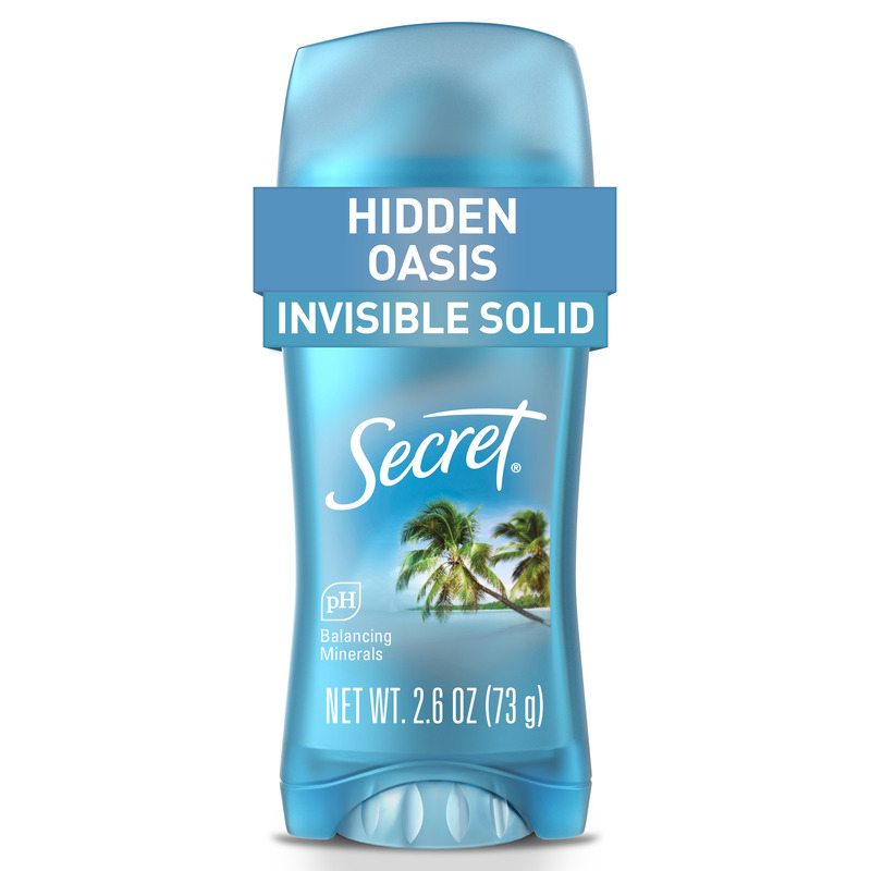 Secret hidden oasis, invisible solid, packaging