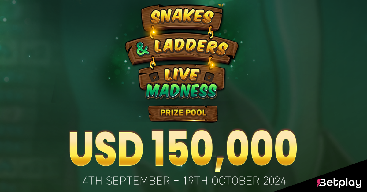 Spin to Win in Betplay’s Snakes & Ladders Live Madness Promo