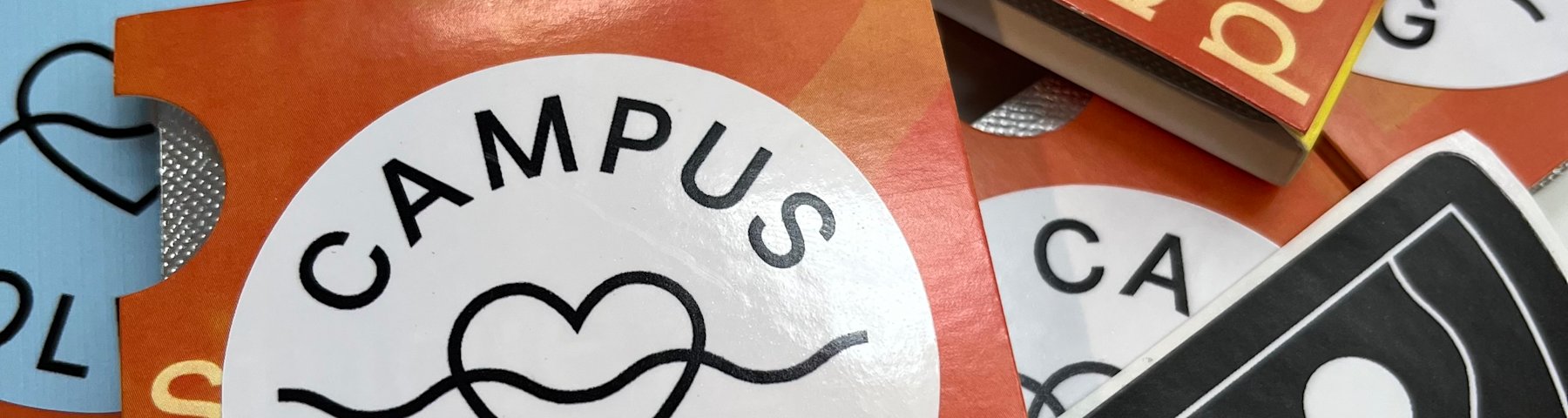 Campus Koldings logo på tyggegummiæsker