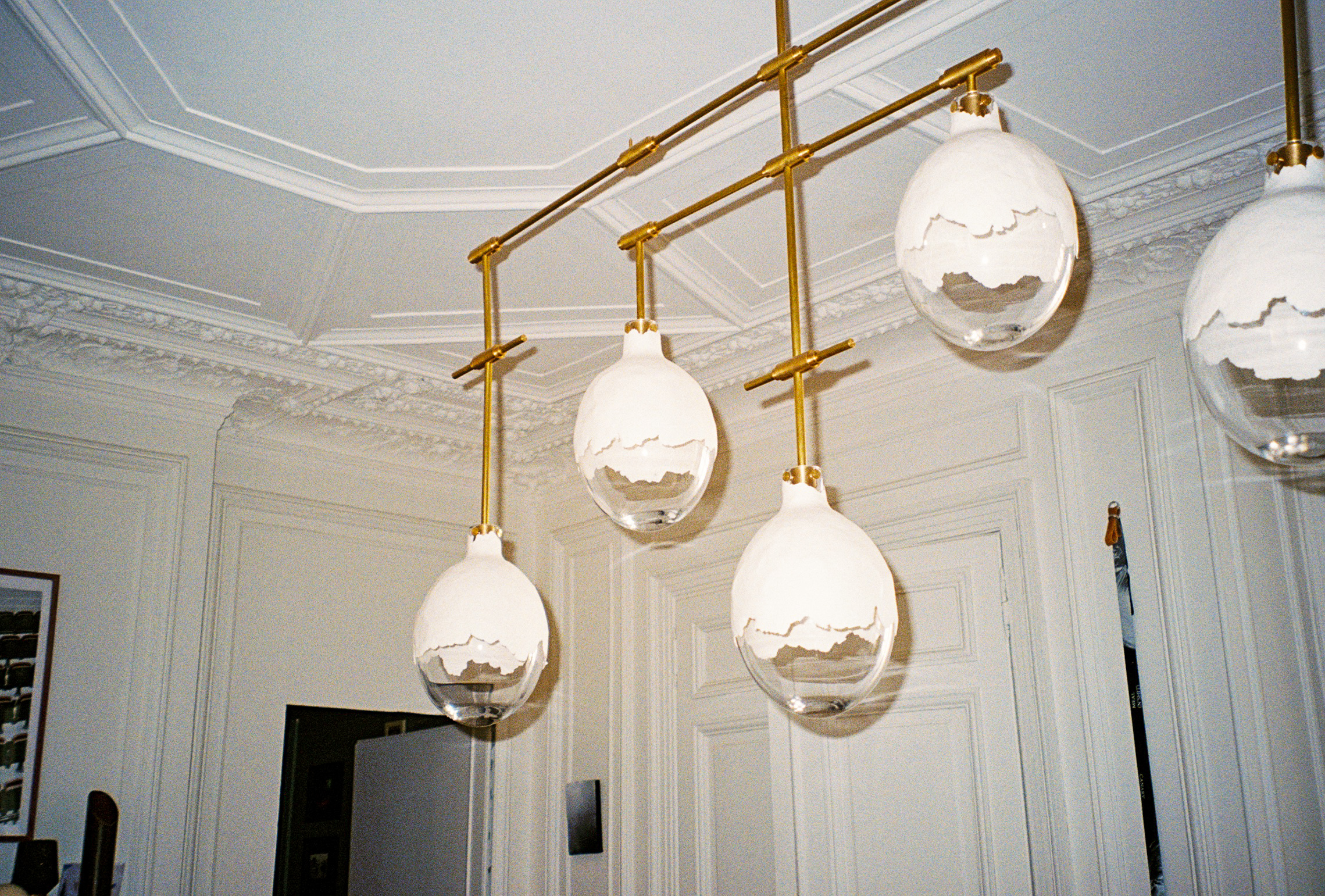 Glow chandelier series designed by Sophie