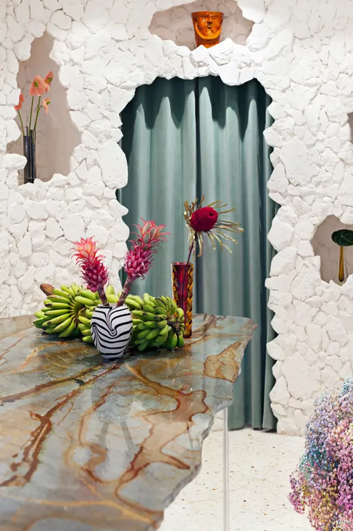 Arturo Arita, Flower Gallery in Paris France, 2019