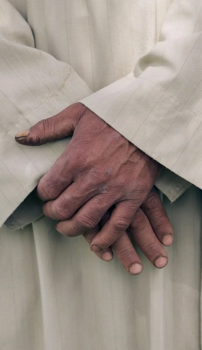 Direct trade, sourcing raw ingredients straight from their farmers. Ahmed Abdou, farmer for over 30 years.