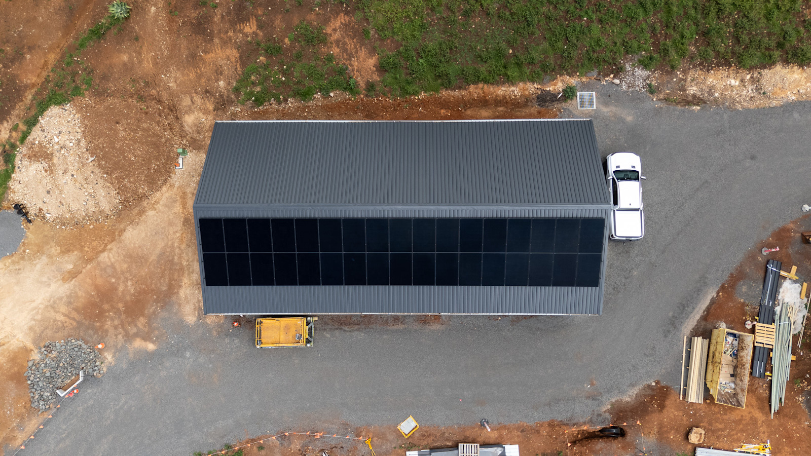 Gym Shed: Solar Panels Installed — image 1